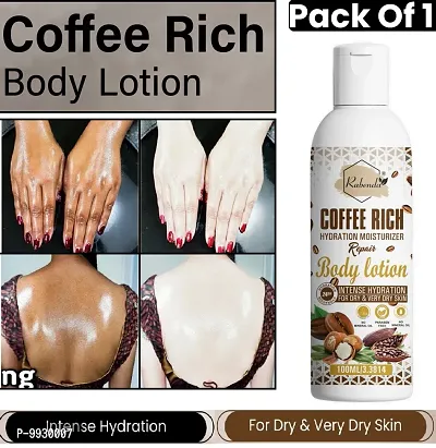 Trendy Coffee Rich Hydration Moisturizer Body Lotion With Coffee And Shea Butter