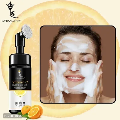 Larsquo;bangerry Vitamin C Foaming Face Wash Skin Whitening  Brightning Pimples Remove Face Wash For Men Boys Girls Women, top selling-150ml PACK OF 1