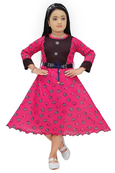 Girls Trendy Rayon Dresses