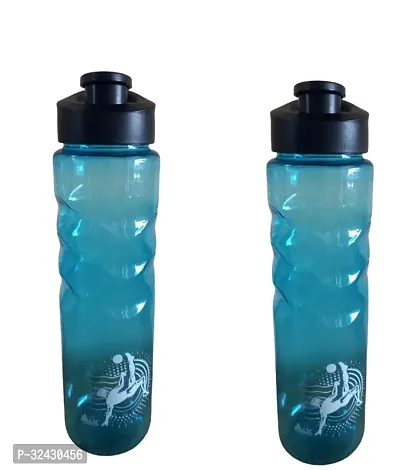 Stylish Plastic Water Bottle, 500ml Pack of 2-thumb0