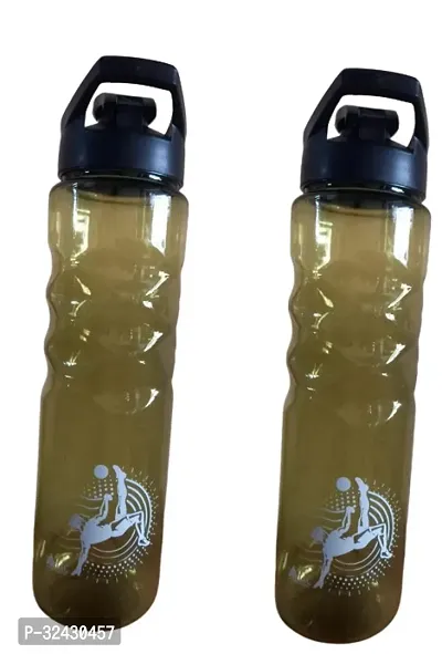 Stylish Plastic Water Bottle, 500ml Pack of 2-thumb0