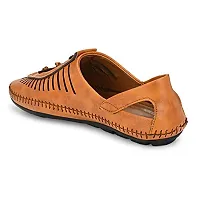 Walkstyle Men's Woven Roman Casual Sandals-thumb3