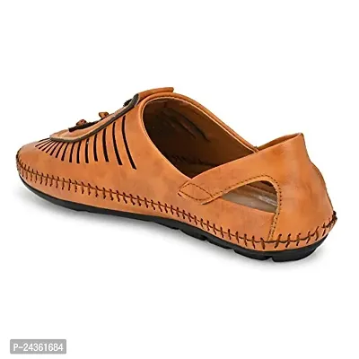 Walkstyle Men's Woven Roman Casual Sandals-thumb4