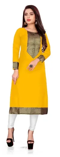 Fancy Cotton Slub Kurtas For Women