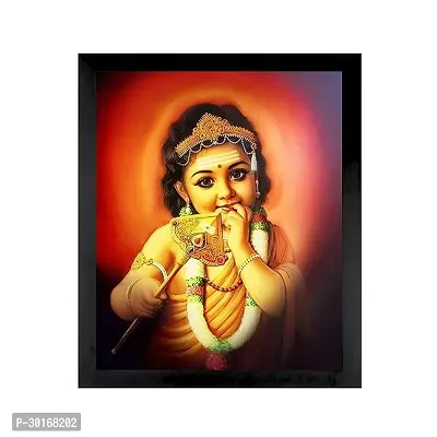 Lord Murugan 10x12 Inch Glassy Finish Photo Frame