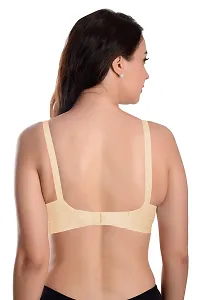 Featherline Cotton Non Padded Non Wired Women's Everyday Bras (Cotton Straps)-thumb4