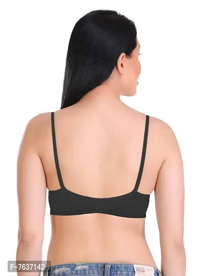 Featherline Non Padded Non Wired Regular Women's Front Open T-Shirt Bra-thumb5