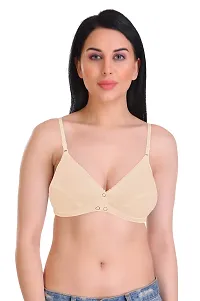 Featherline Non Padded Non Wired Regular Women's Front Open T-Shirt Bra-thumb1