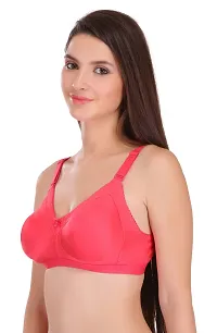 Featherline Perfect Fitted Poly Cotton Non-Padded Seamless Full Coverage Women's Minimizer Bra-thumb2