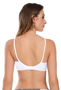 Featherline Poly Cotton M Frame Seamless Non Padded Non Wired Everyday Women's T-Shirt Bra-thumb1