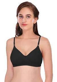 Featherline Poly Cotton Non Padded Non Wired Seamless Everyday Womens T-Shirt Bra-thumb3