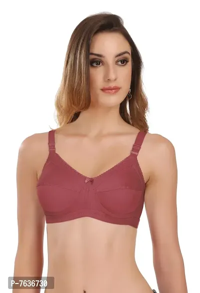 Featherline Poly Cotton M Frame Non-Padded Full Coverage Women's Minimizer Bra