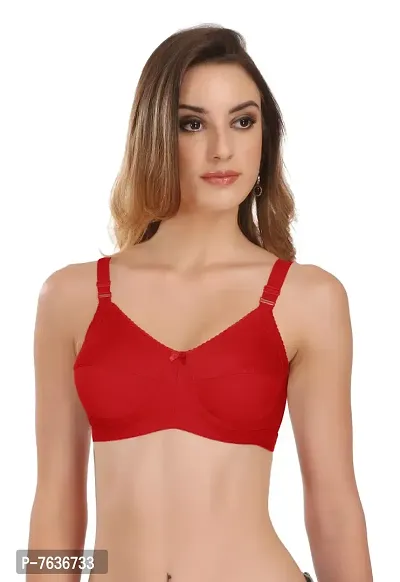 Featherline Poly Cotton M Frame Non-Padded Full Coverage Women's Minimizer Bra