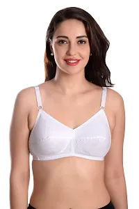 Featherline Pure Cotton Non Padded Perfect Fitted Women's Everyday Bras-thumb3