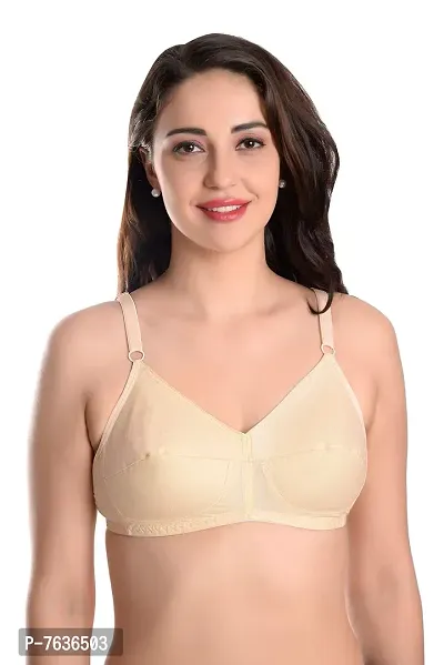 Featherline Pure Cotton Non Padded Perfect Fitted Women's Everyday Bras-thumb5