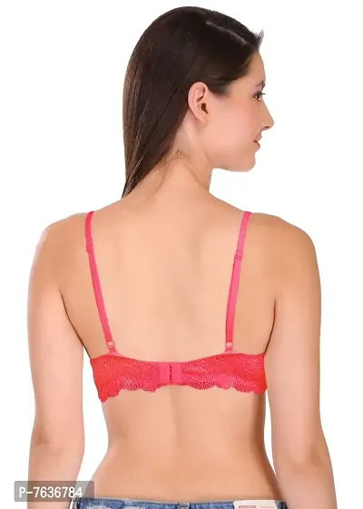 Featherline Comfy Lace Non Padded Non Wired Women's T-Shirt Bras-thumb2