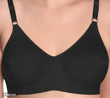 Buy Featherline 100% Pure Cotton Perfect Fitted Non Padded Women's Teenager  Bras (Elastic Straps) (Skin-3, 38C) Online In India At Discounted Prices