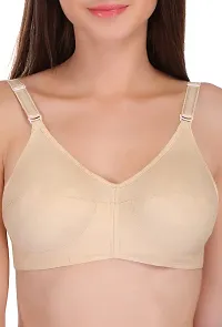 Featherline 100% Pure Cotton Perfect Fitted Non Padded Women's Everyday Bras (Elastic Straps)-thumb4