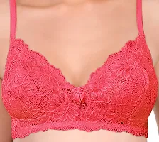 Featherline Comfy Lace Non Padded Non Wired Women's T-Shirt Bras-thumb2