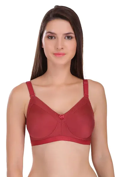 Stylish Blend Solid Bras For Women