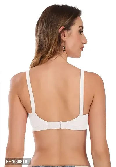 Featherline Cotton Non Padded Non Wired Full Coverage Women's Everyday Bra-thumb2