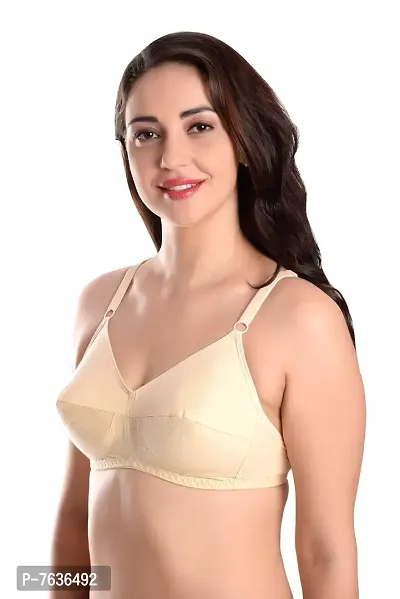 Featherline Pure Cotton Non Padded Perfect Fitted Women's Everyday Bras-thumb3