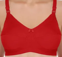 Featherline Poly Cotton M Frame Non-Padded Full Coverage Women's Minimizer Bra-thumb3