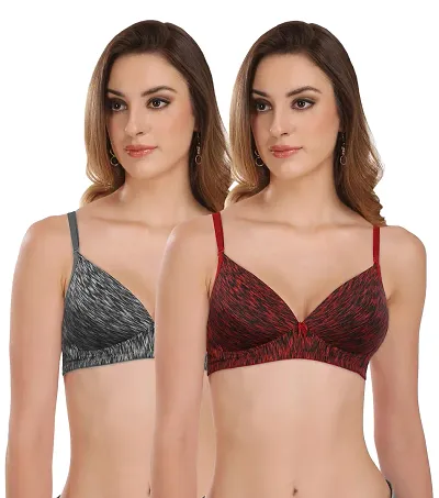 Featherline Plunge Neck Padded Multiway Women's T-Shirt Bra