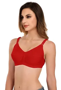 Featherline Poly Cotton M Frame Non-Padded Full Coverage Women's Minimizer Bra-thumb2