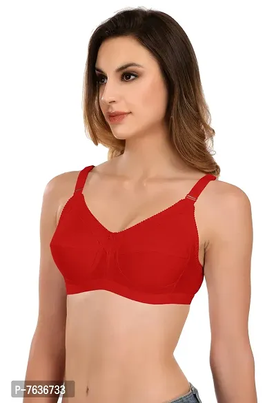 Featherline Poly Cotton M Frame Non-Padded Full Coverage Women's Minimizer Bra-thumb3