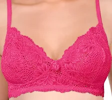 Featherline Comfy Lace Non Padded Non Wired Women's T-Shirt Bras-thumb2