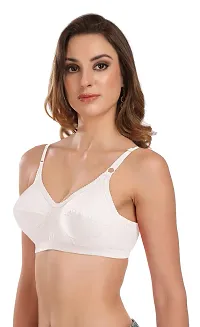 Featherline Cotton Non Padded Non Wired Full Coverage Women's Everyday Bra-thumb2