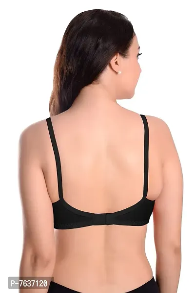 Featherline Pure Cotton Non Padded Non Wired Perfect Fitted Women's Everyday Bras-thumb2