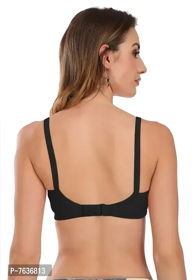 Featherline Cotton Non Padded Non Wired Full Coverage Women's Everyday Bra-thumb2