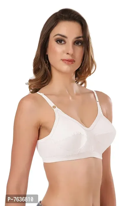 Featherline Cotton Non Padded Non Wired Full Coverage Women's Everyday Bra-thumb4