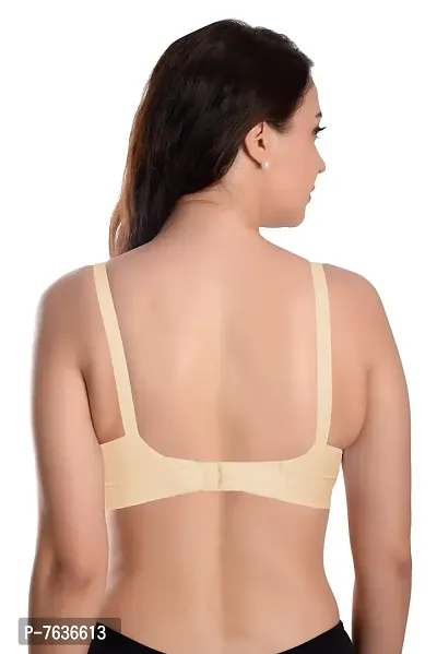 Featherline Cotton Non Padded Non Wired Women's Everyday Bras (Cotton Straps)-thumb2