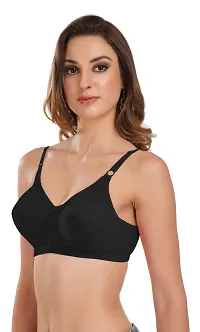 Featherline Cotton Non Padded Non Wired Full Coverage Women's Everyday Bra-thumb2