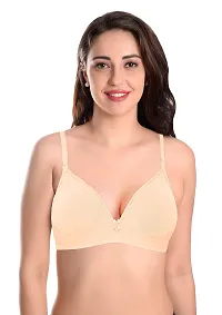 Featherline Casual Seamless Poly Cotton Non Padded Non Wired Multiway Womens T-Shirt Bras-thumb2