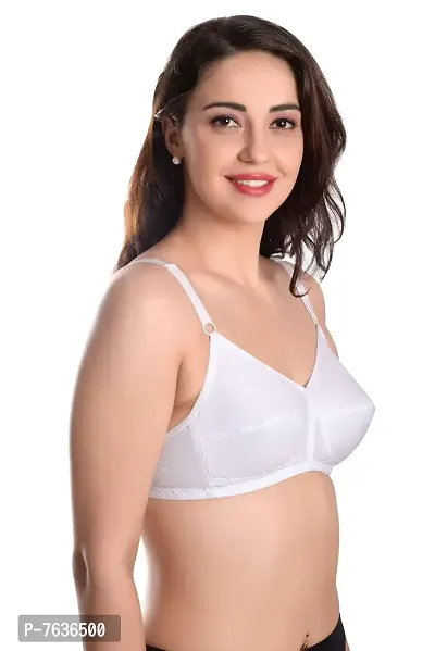 Featherline Pure Cotton Non Padded Perfect Fitted Women's Everyday Bras-thumb4