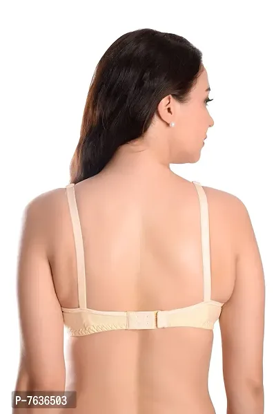 Featherline Pure Cotton Non Padded Perfect Fitted Women's Everyday Bras-thumb2