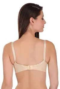 Featherline 100% Pure Cotton Perfect Fitted Non Padded Women's Everyday Bras (Elastic Straps)-thumb1