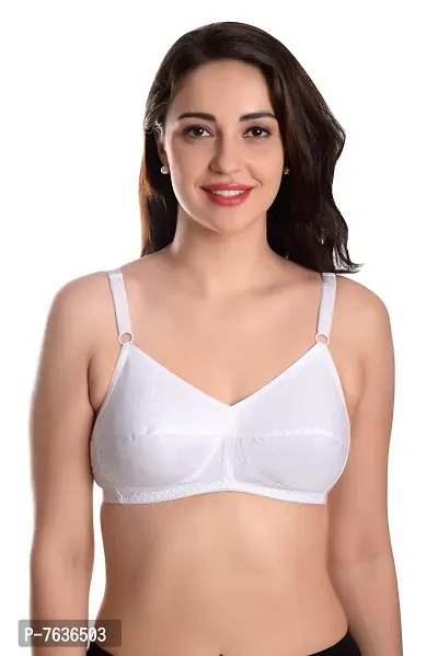 Featherline Pure Cotton Non Padded Perfect Fitted Women's Everyday Bras-thumb4