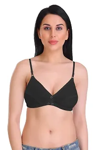 Featherline Non Padded Non Wired Regular Women's Front Open T-Shirt Bra-thumb3