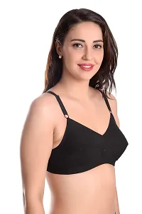 Featherline Pure Cotton Non Padded Perfect Fitted Women's Everyday Bras-thumb3