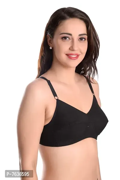 Featherline Pure Cotton Non Padded Perfect Fitted Women's Everyday Bras-thumb4