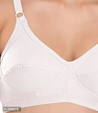 Featherline Cotton Non Padded Non Wired Full Coverage Women's Everyday Bra-thumb5