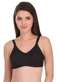 Featherline 100% Pure Cotton Perfect Fitted Non Padded Women's Everyday Bras (Elastic Straps)-thumb4