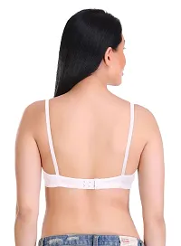 Featherline Casual Poly Cotton Non Padded Non Wired Everyday Womens T-Shirt Bras-thumb1