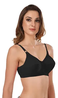 Featherline Cotton Non Padded Non Wired Full Coverage Women's Everyday Bra-thumb3