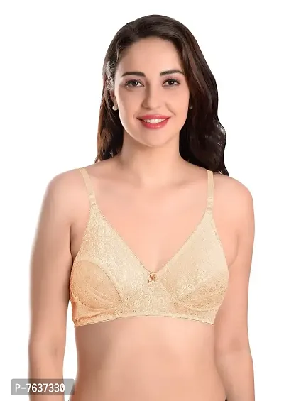 Featherline Casual Lace Non Padded Non Wired Women's T-Shirt Bras-thumb0